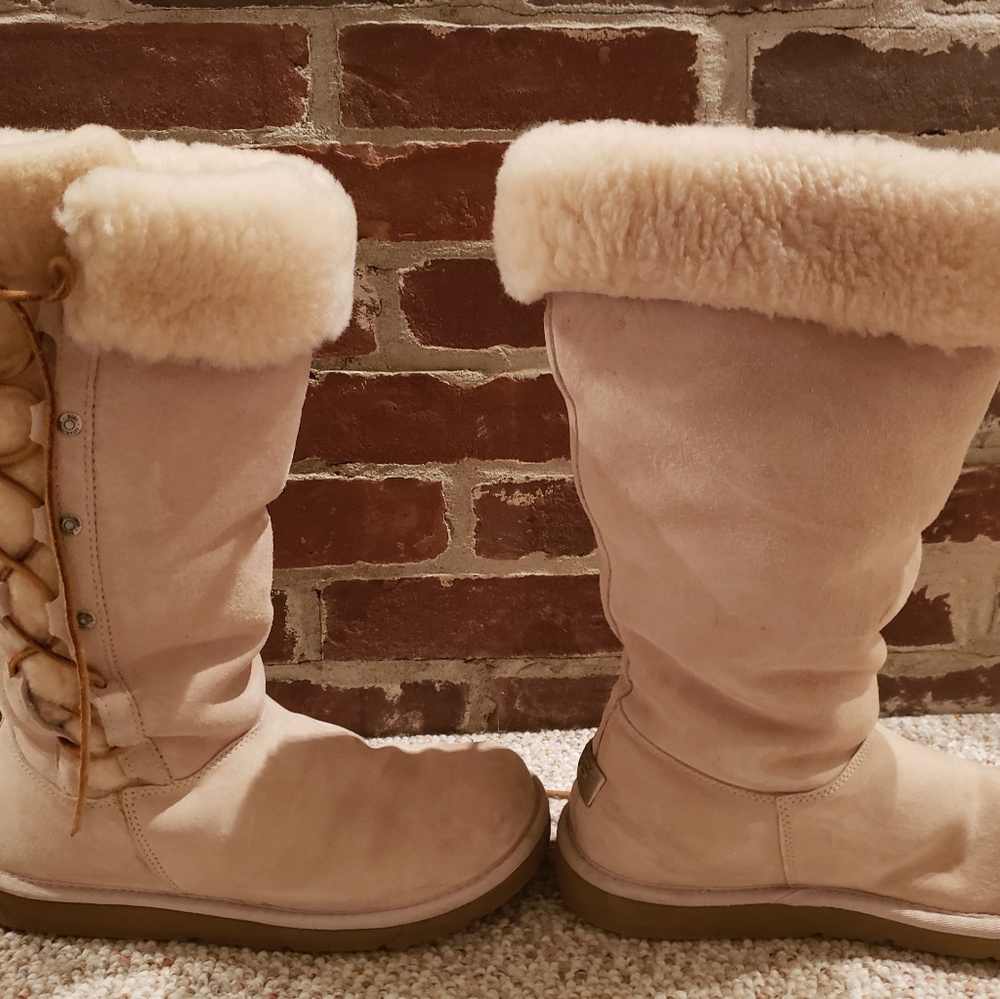 Beige UGG boots Size 9